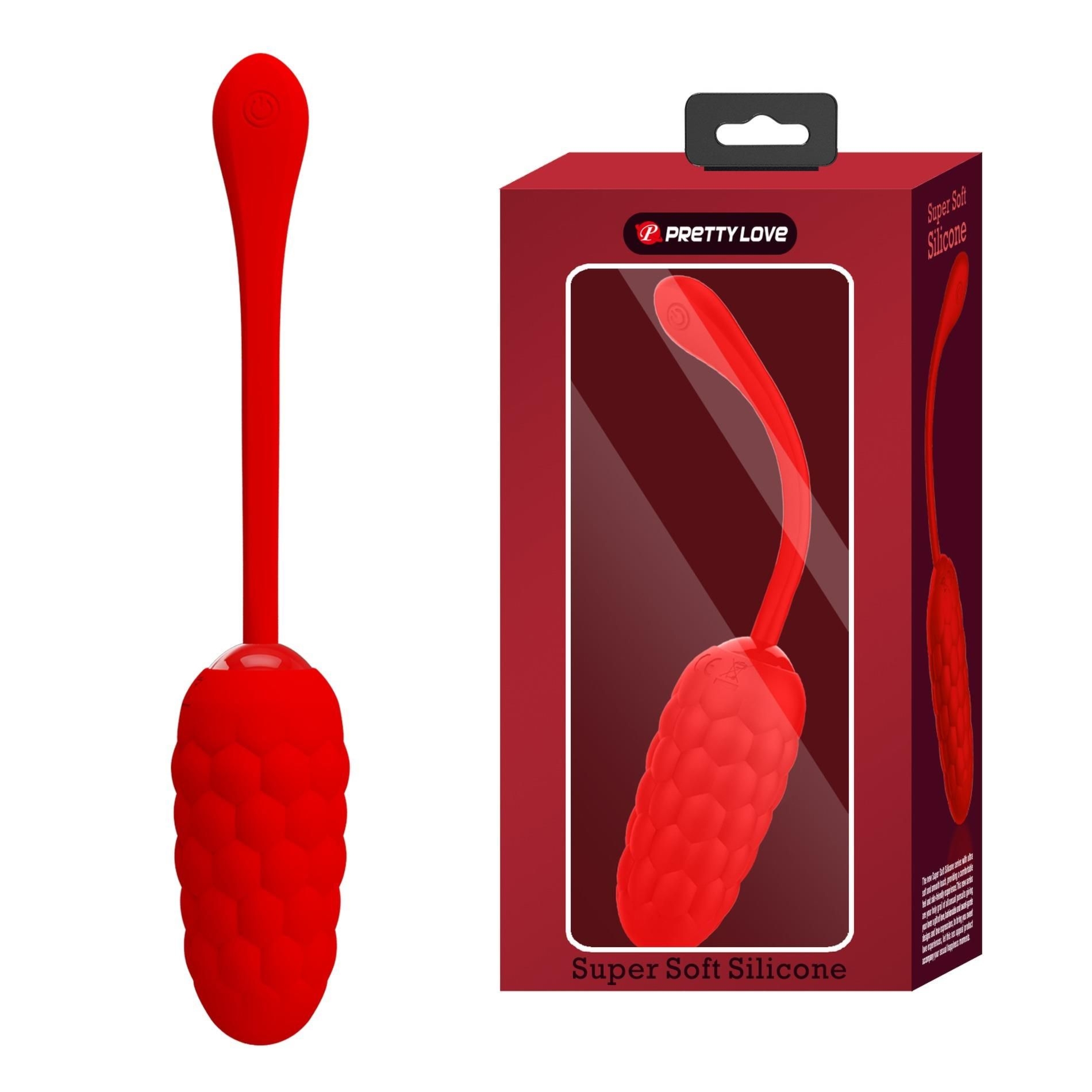 Stymulator Łechtaczki Marina EGG Red 12 Vibration Functions Pretty Love Czerwony | 100% ORYGINAŁ