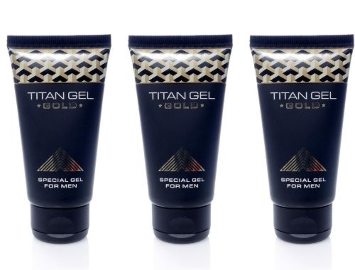 MEGA ZESTAW 2+1 Gratis Żel do Penisa Titan Gel Gold 50ml