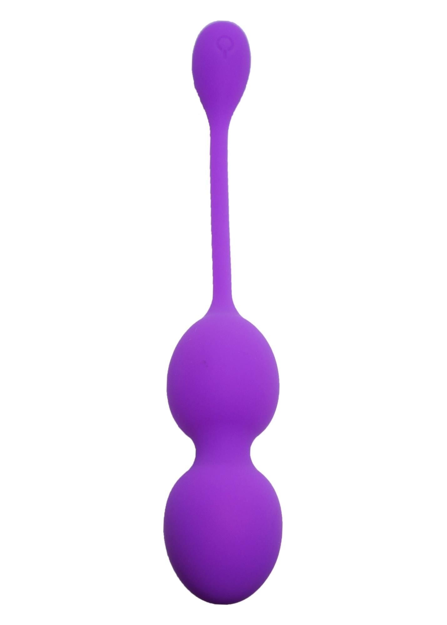 Wibrujące Kulki Vibrating Kegel Balls 32mm 80g 10 Funkcji Fioletowy | 100% ORYGINAŁ