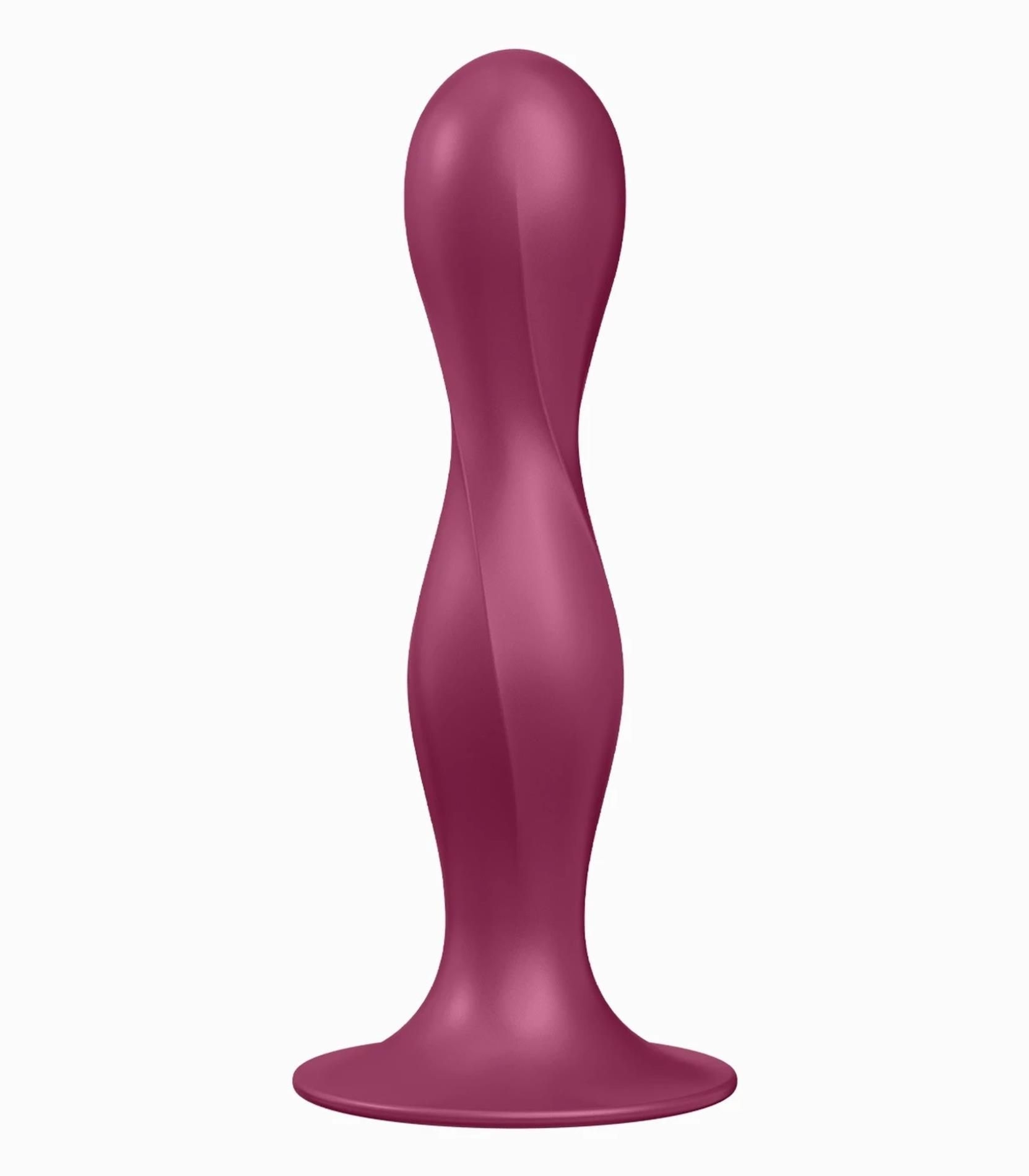Dildo z wewnętrznymi kulkami Double Ball-R red Satisfyer