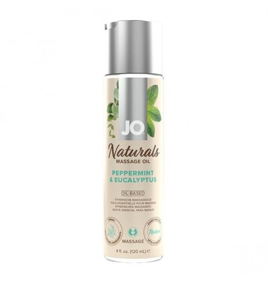 Naturalny Olejek Do Masażu O Zapachu Kokosa Z Limonką Naturals Massage Oil Coconut & Lime 120 Ml System JO