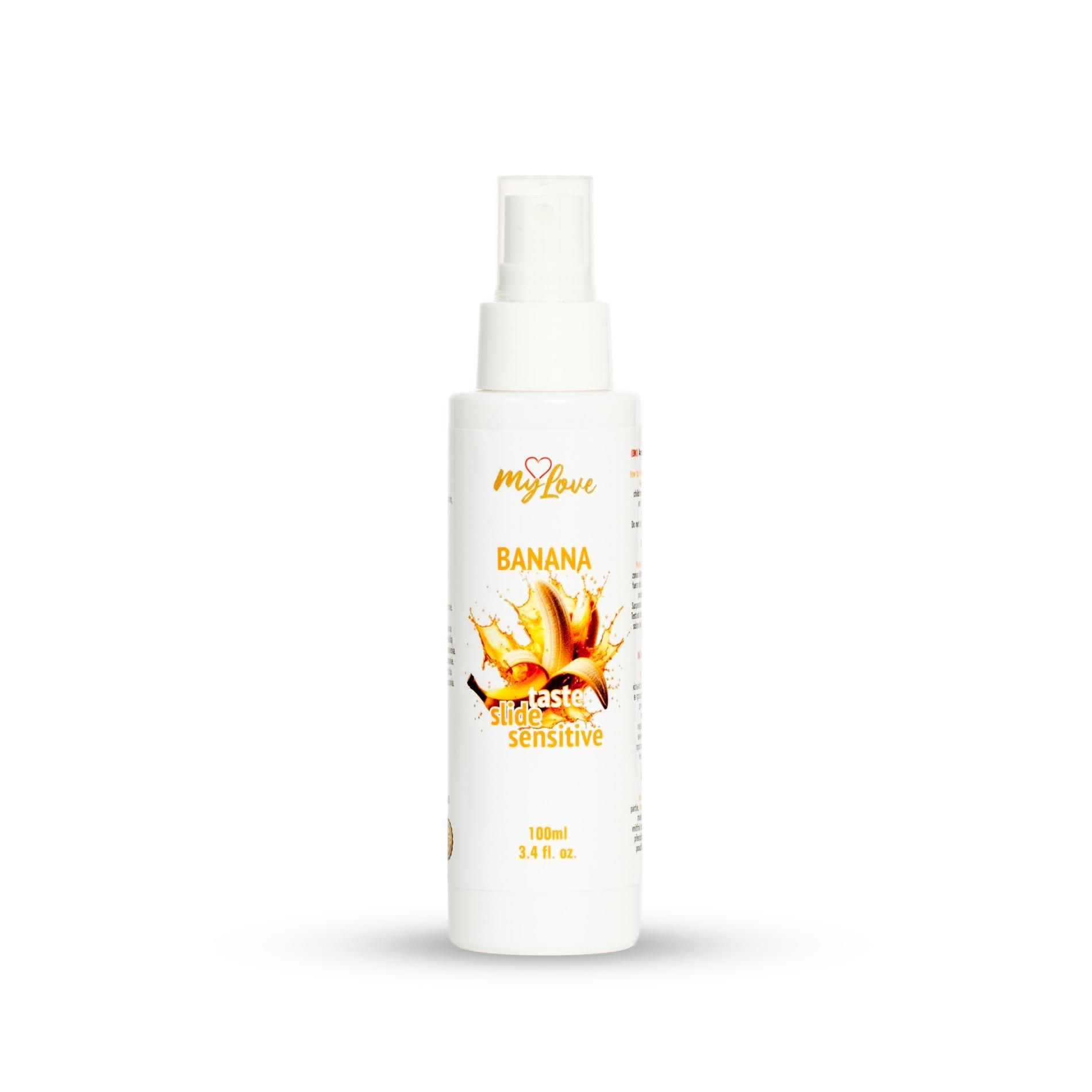 Lubrykant Smakowy Bananowy Taste Slide Sensitive MyLove Nawilżający Do Seksu Oralnego 100 ml