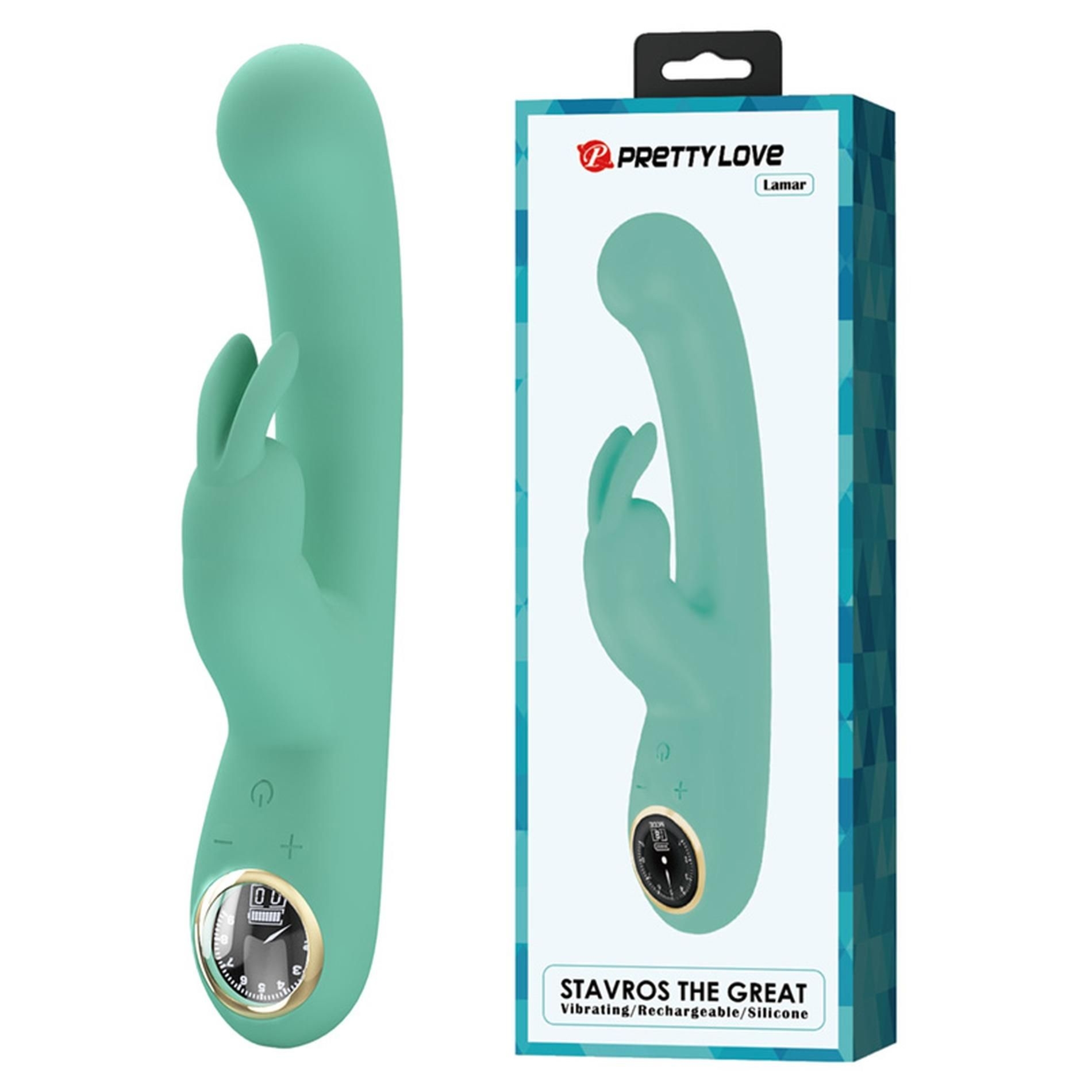 Wibrator Króliczek Lamar Green Pretty Love Zielony | 100% ORYGINAŁ