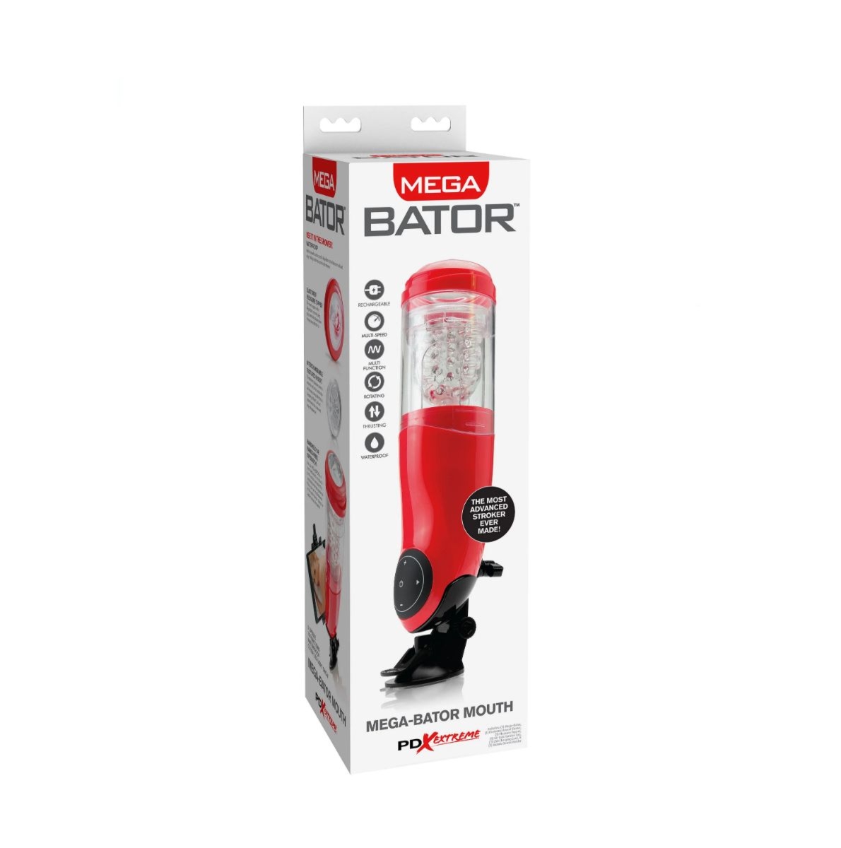 Masturbator Pdx Extreme Mega-Bator Mouth Red Pipedream