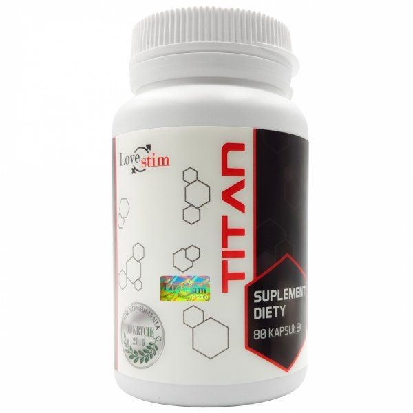 Tytan Max Suplement Diety na Erekcję 80 caps | 100% ORYGINAŁ