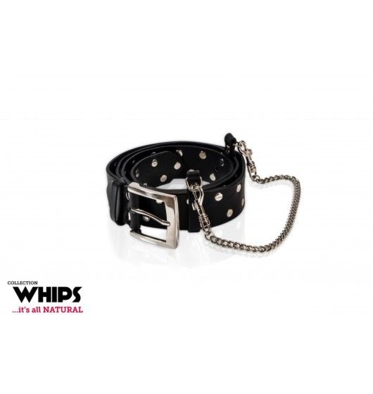 Pasek Z Ćwiekami I Łańcuszkiem Whips