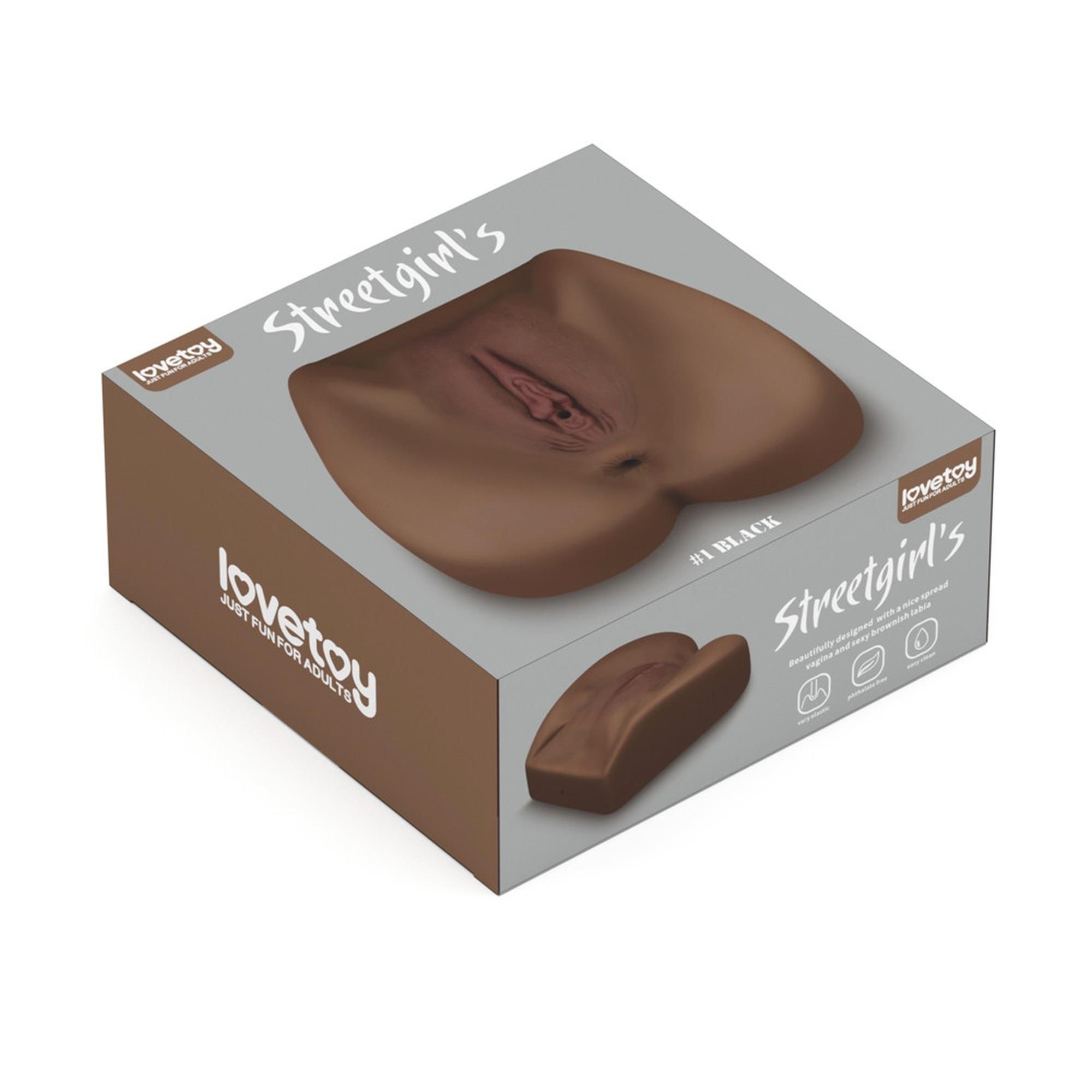 Masturbator Wagina Streetgirl's #1 Lovetoy Czarny | 100% ORYGINAŁ