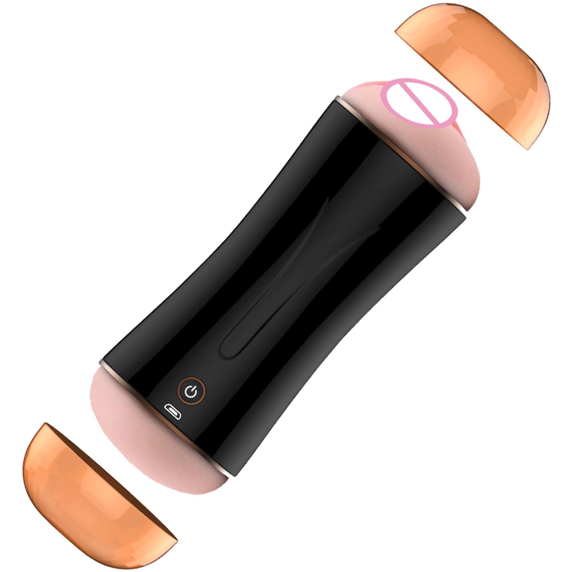 Podwójny Interaktywny Masturbator Anus/Wagina 10 Funkcji