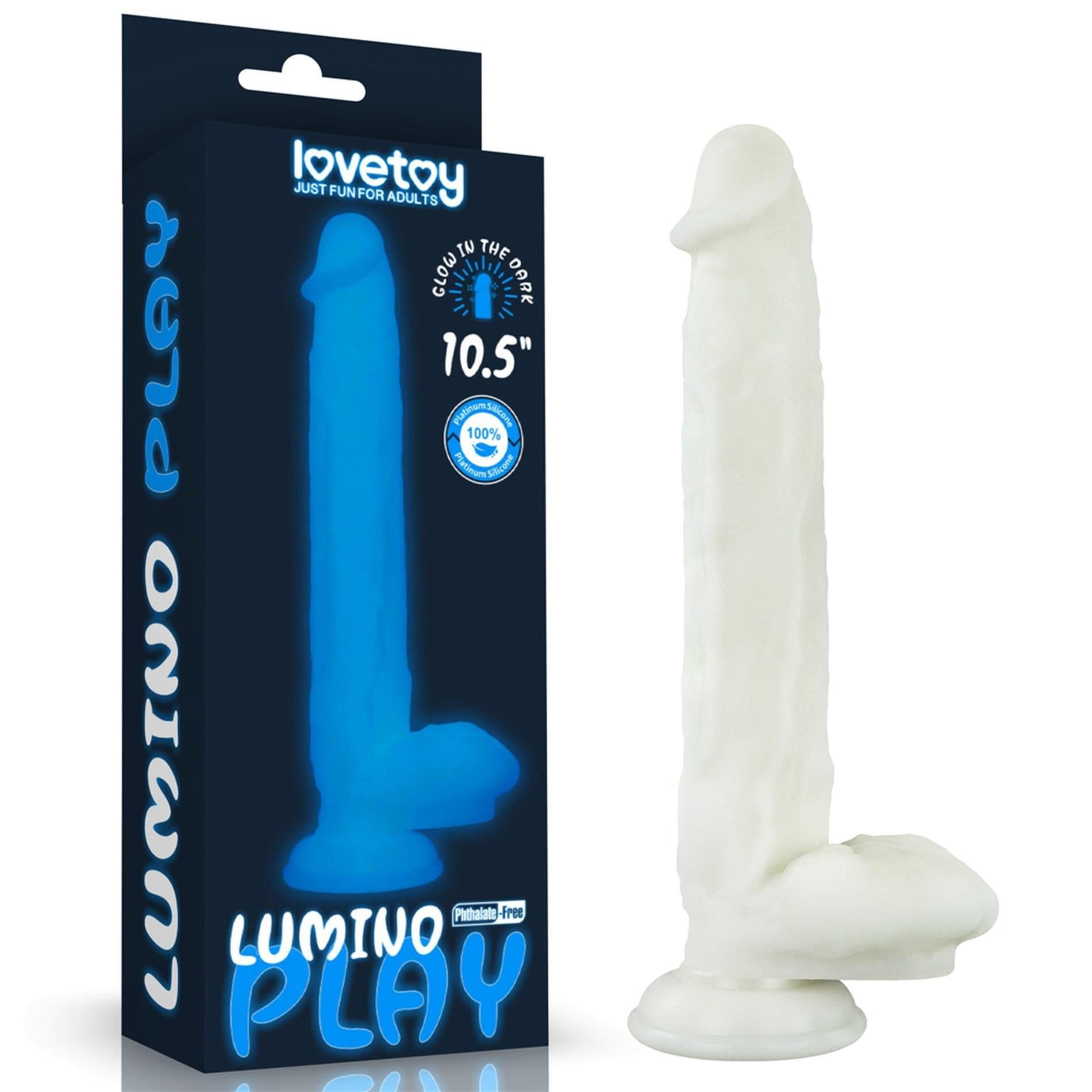 Dildo z Przyssawką Lumino Play Lovetoy | 100% ORYGINAŁ