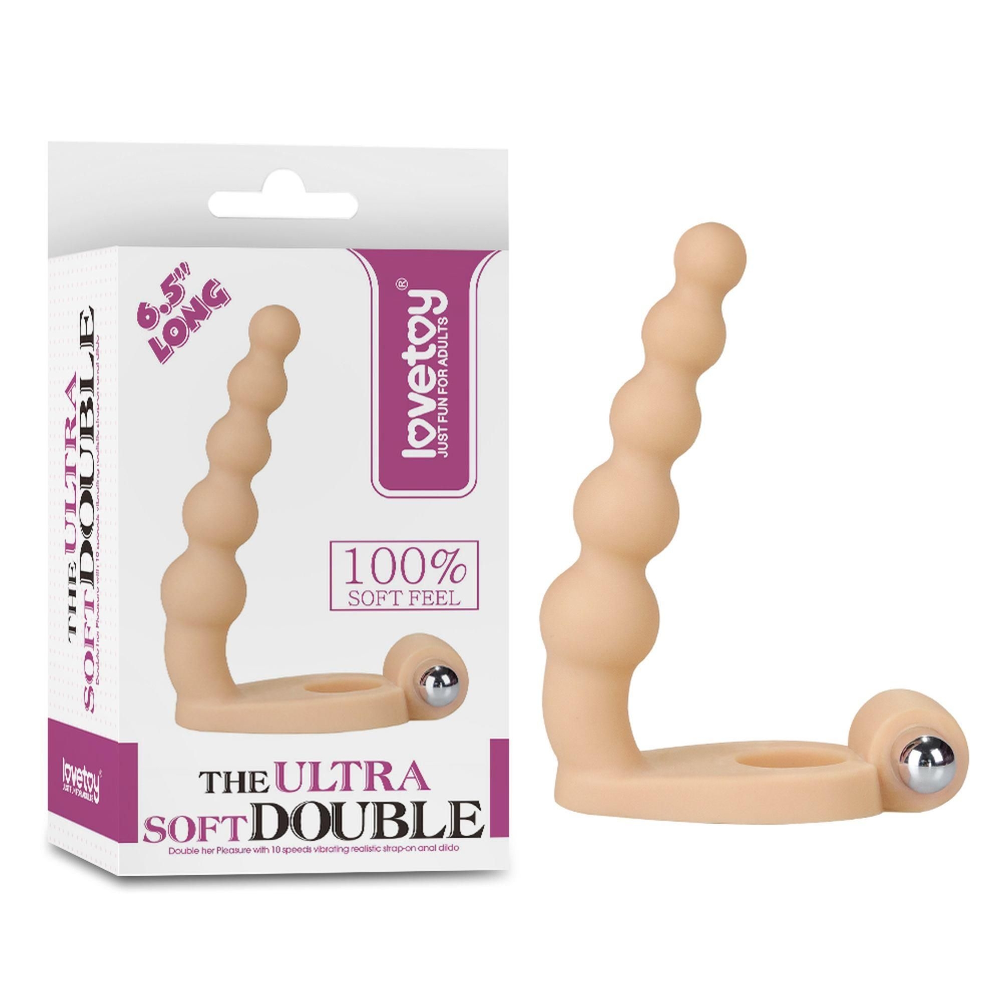 Wibrator Analny The Ultra Soft Bead Lovetoy 16,5 Cm