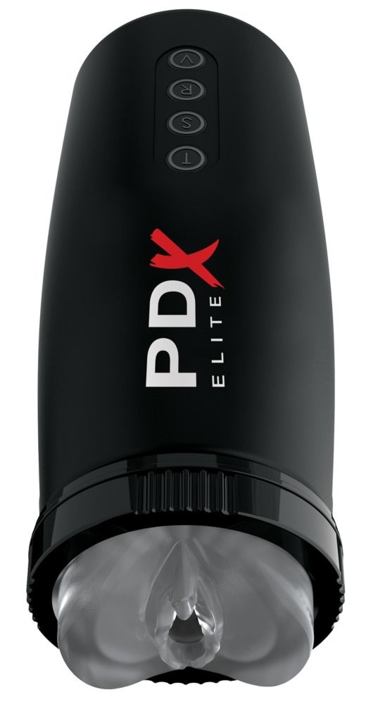 Masturbator PDX Elite Posuwisto Ssący z Wibracjami USB