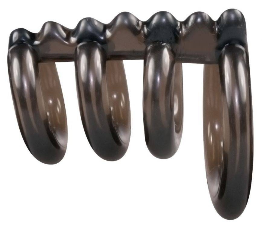 Poczwórny Pierścień na Penisa Intensywna Stymulacja | 100% ORYGINAŁ