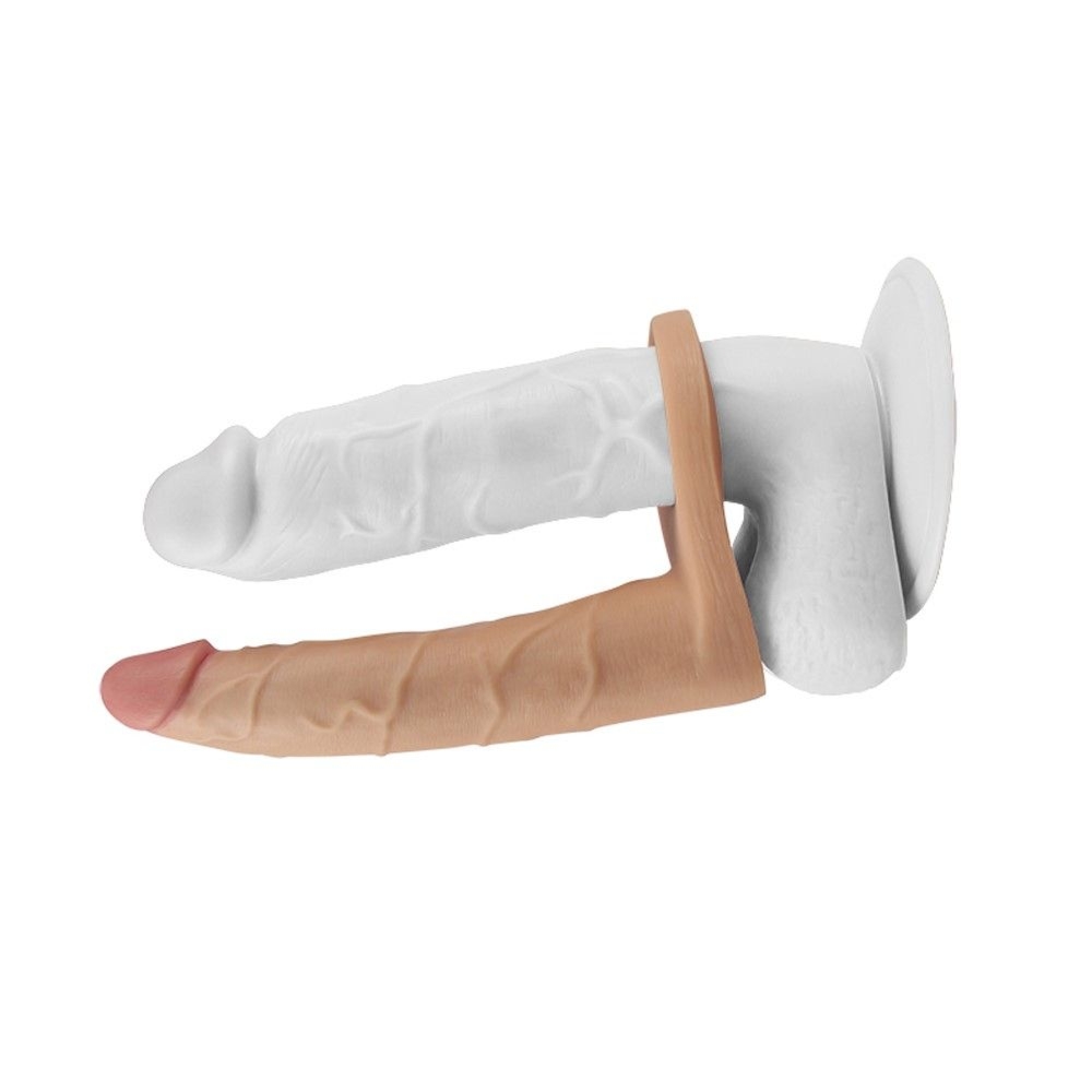Porator Podwójna Penetracja Love Toy Cielisty | 100% ORYGINAŁ| DYSKRETNA PRZESYŁKA
