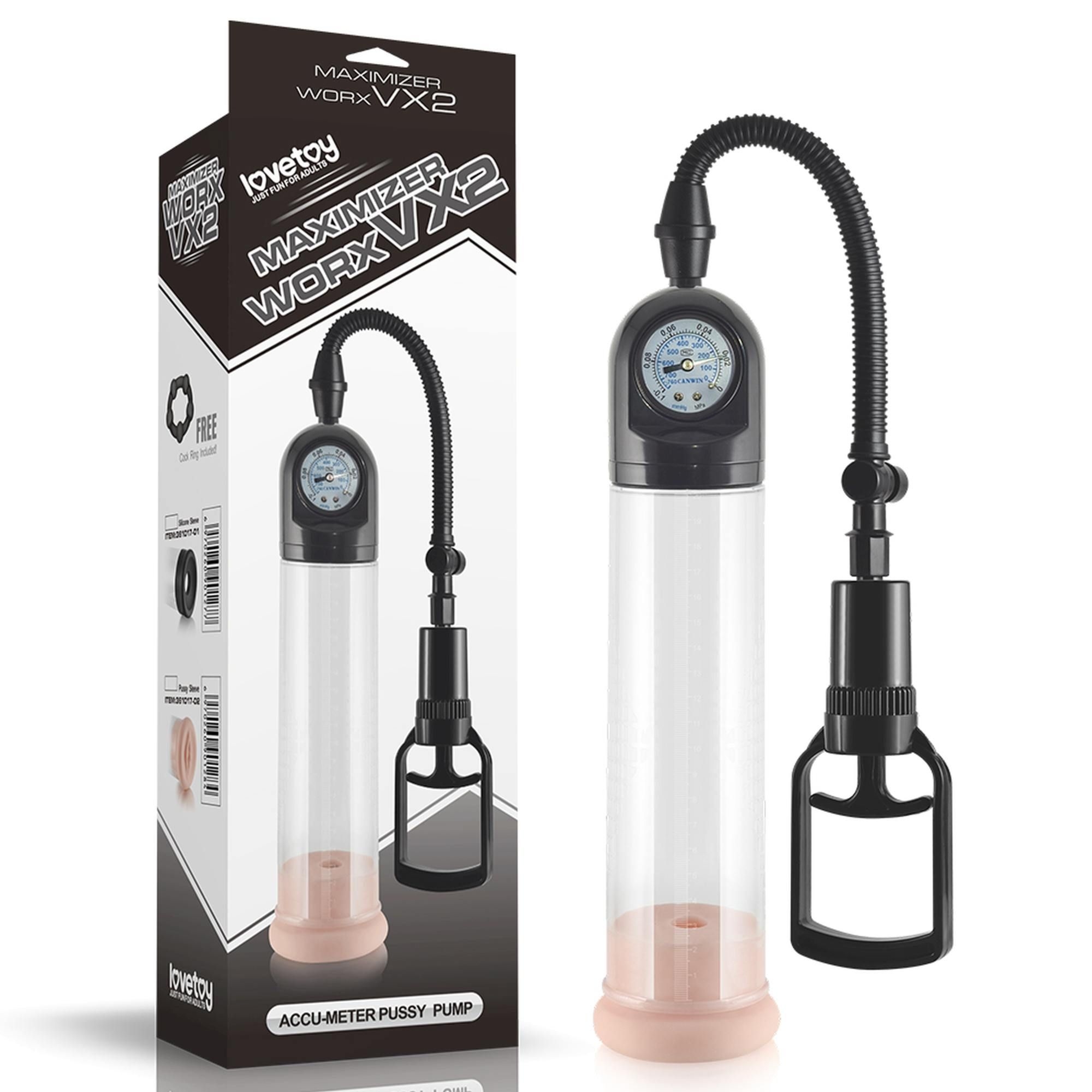 Pompka Erekcyjna Maximizer Worx VX2 Pussy Pump | 100% ORYGINAŁ| DYSKRETNA PRZESYŁKA