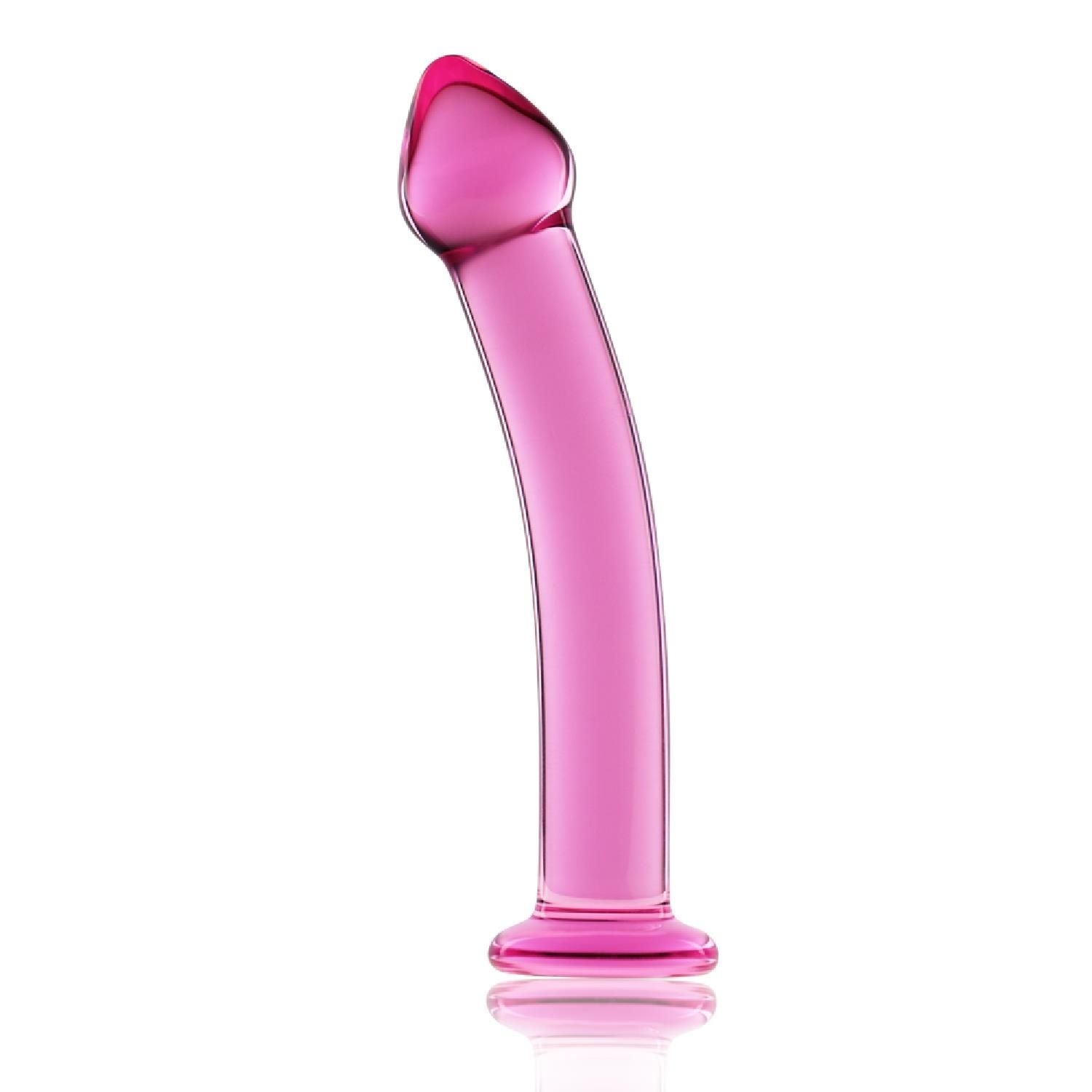 Dildo Glass Romance Pink Lovetoy Różowy | 100% ORYGINAŁ