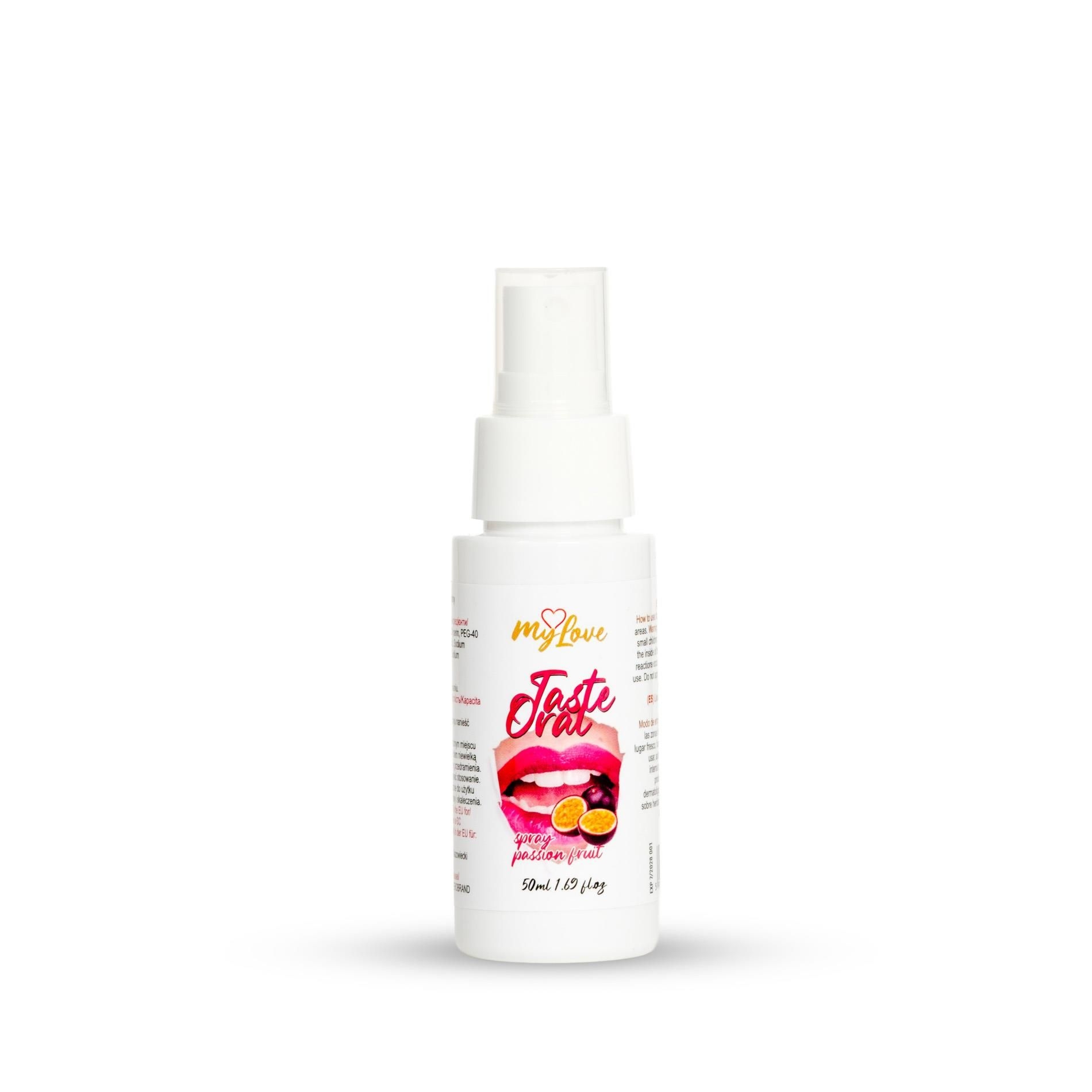Spray Smakowy Do Seksu Oralnego Marakuja MyLove 50 ml