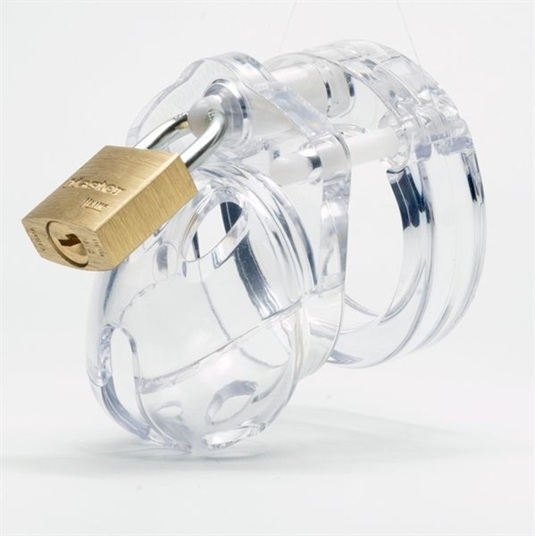 Poliwęglanowy Pas Cnoty Mini Me Chastity Cage Clear CB-X