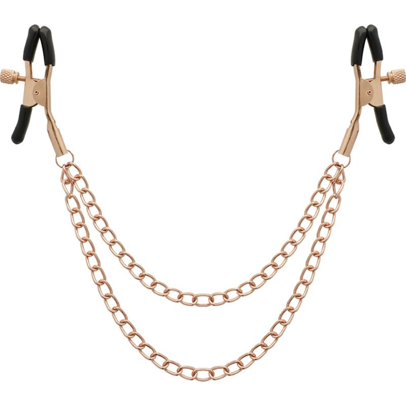 Klamerki z Łańcuszkiem na Sutki Coquette Fantasy Zloty