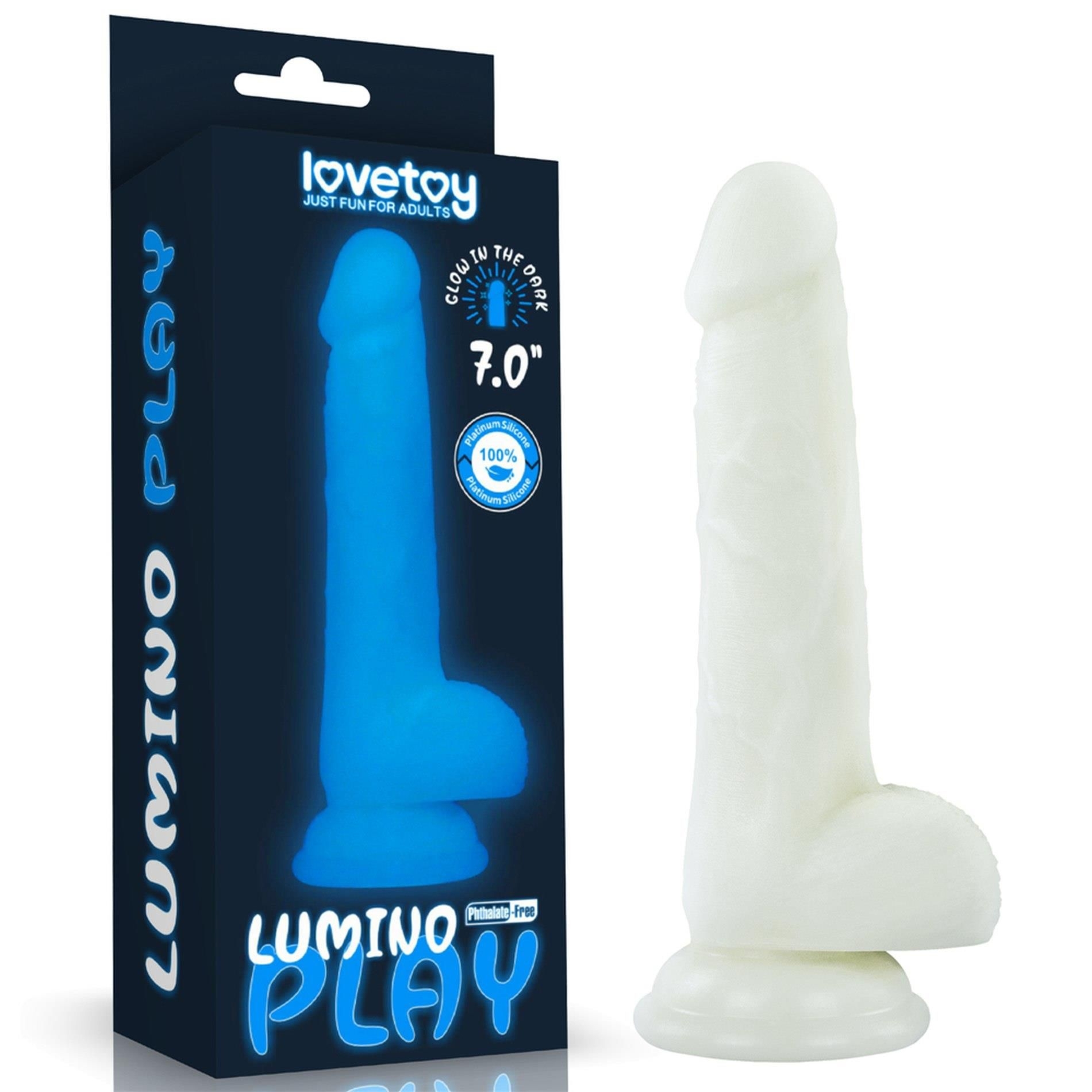 Dildo z Przyssawką Lumino Play Lovetoy | 100% ORYGINAŁ