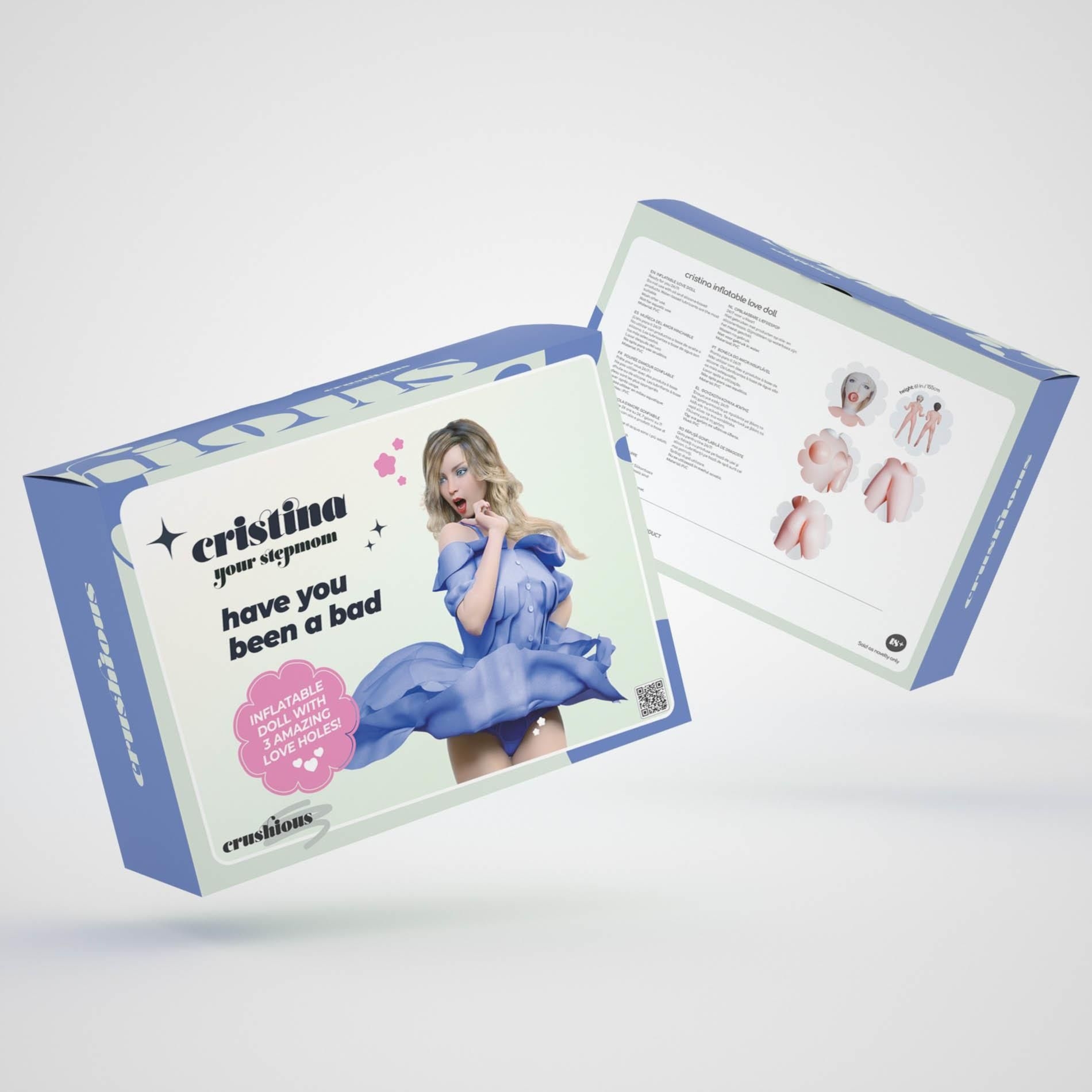 Dmuchana Lalka Miłości Cristina The Stepmom Inflatable Blonde Crushious | 100% ORYGINAŁ