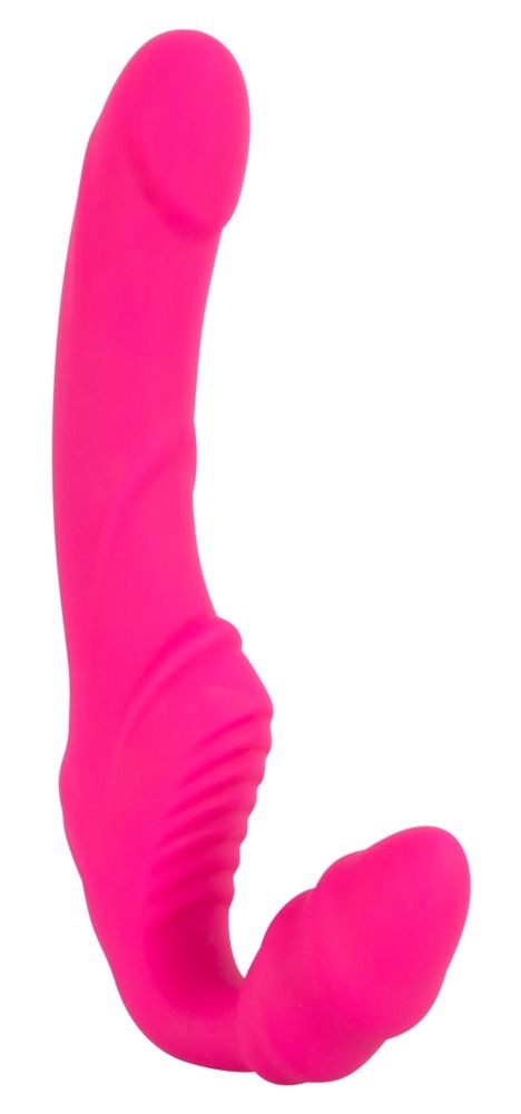 Silikonowy Strap-on bez Paska z Wibracjami Różowy | 100% ORYGINAŁ| DYSKRETNA PRZESYŁKA