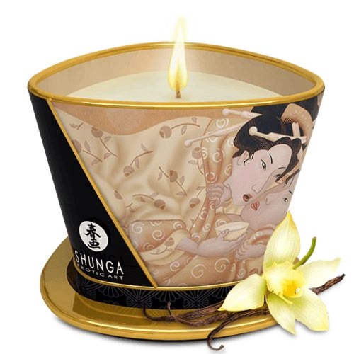 Świeca Do Masażu O Zapachu Waniliowym Desire Massage Candle 170 Ml Shunga | 100% ORYGINAŁ| DYSKRETNA PRZESYŁKA