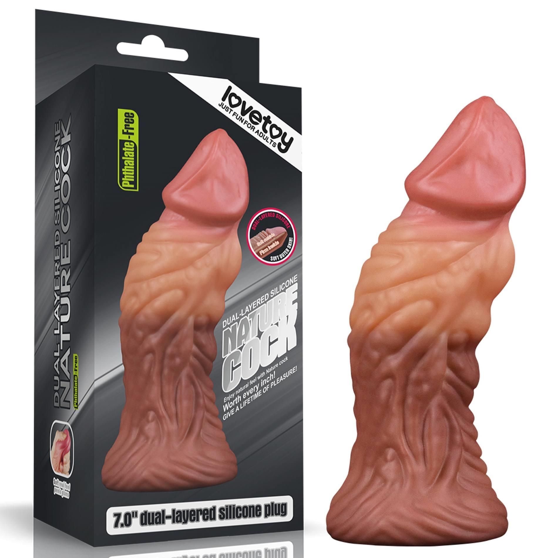Dildo Nature Cock Lovetoy 17,8 Cm | 100% ORYGINAŁ