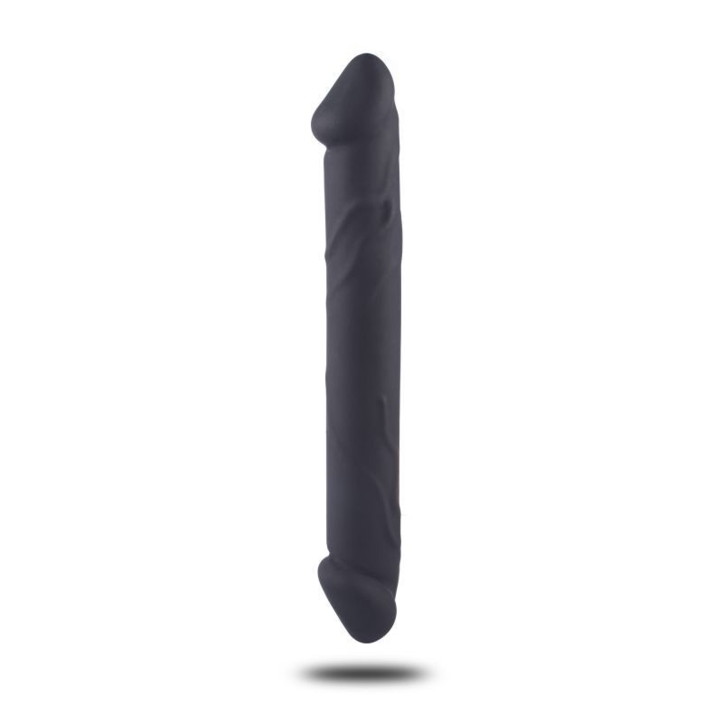 Podwójne Dildo Silikonowe Double Joy 23cm Czarny