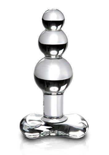 Korek Analny Szklany Icicles No. 47 Przezroczysty | 100% ORYGINAŁ