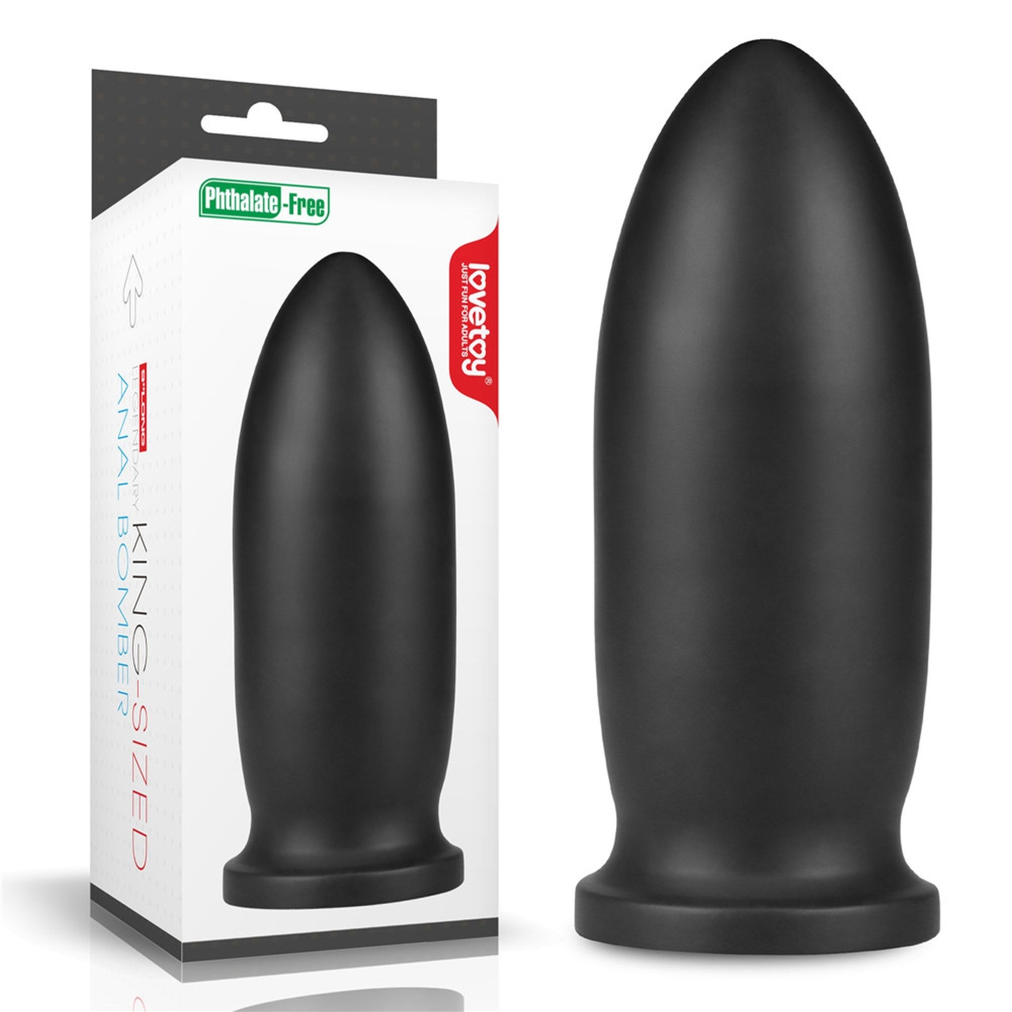 Dildo Analne King Sized Anal Bomber 22cm Czarny | 100% ORYGINAŁ| DYSKRETNA PRZESYŁKA