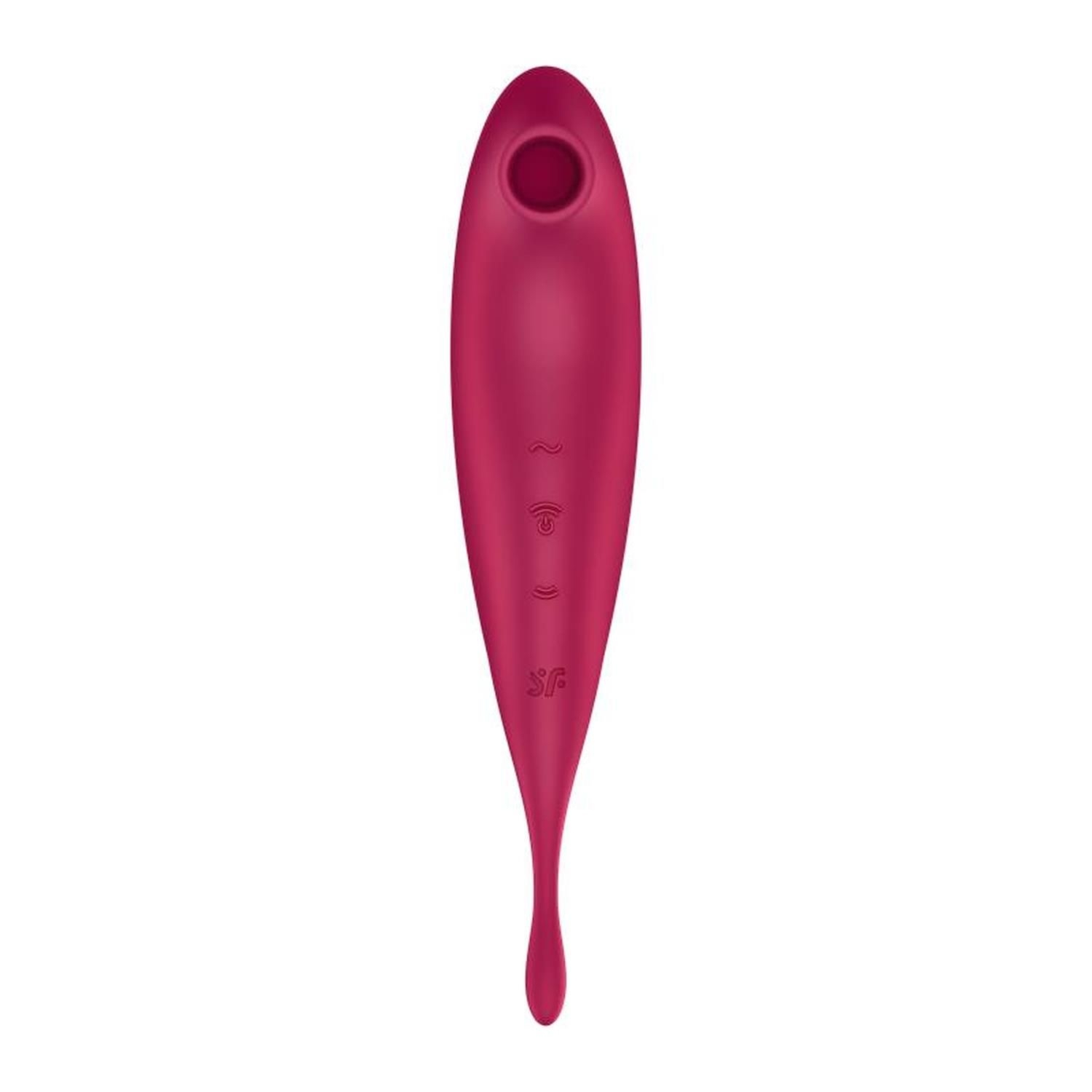 Wibrator wielofunkcyjny Twirling Pro Connect App dark red Satisfyer