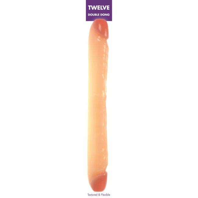 Podwójne Dildo Twelve 32cm Cielisty