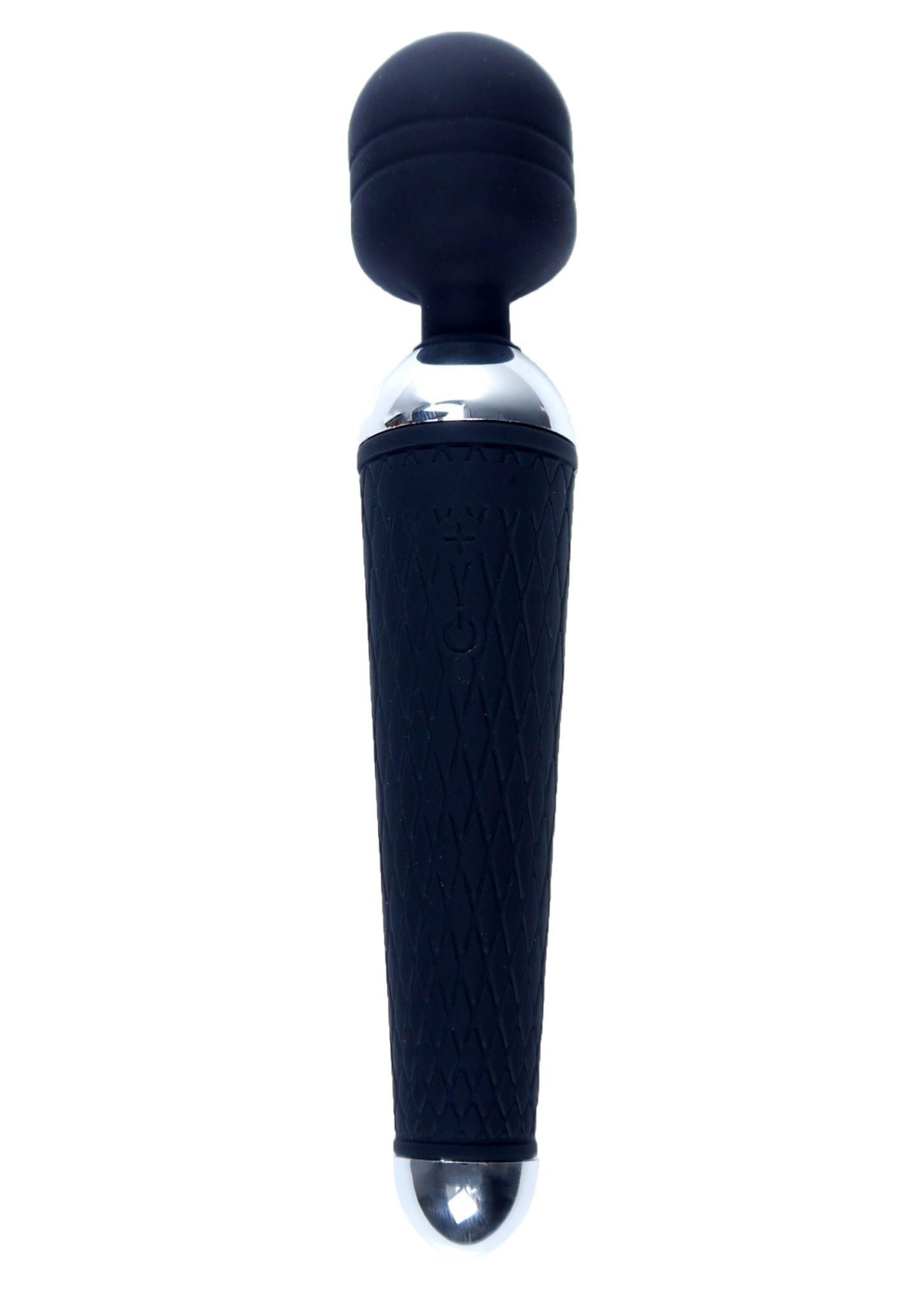 Masażer Wibracyjny Power Massager Wand B-Series Magic USB Czarny | 100% ORYGINAŁ| DYSKRETNA PRZESYŁKA