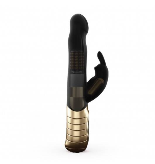 Wibrator Rotujący Dorcel Baby Rabbit Black & 2.0 Gold