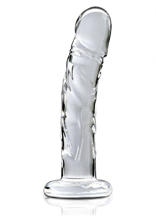 Szklane Dildo Icicles No. 62 Penis Przeźroczysty | 100% ORYGINAŁ