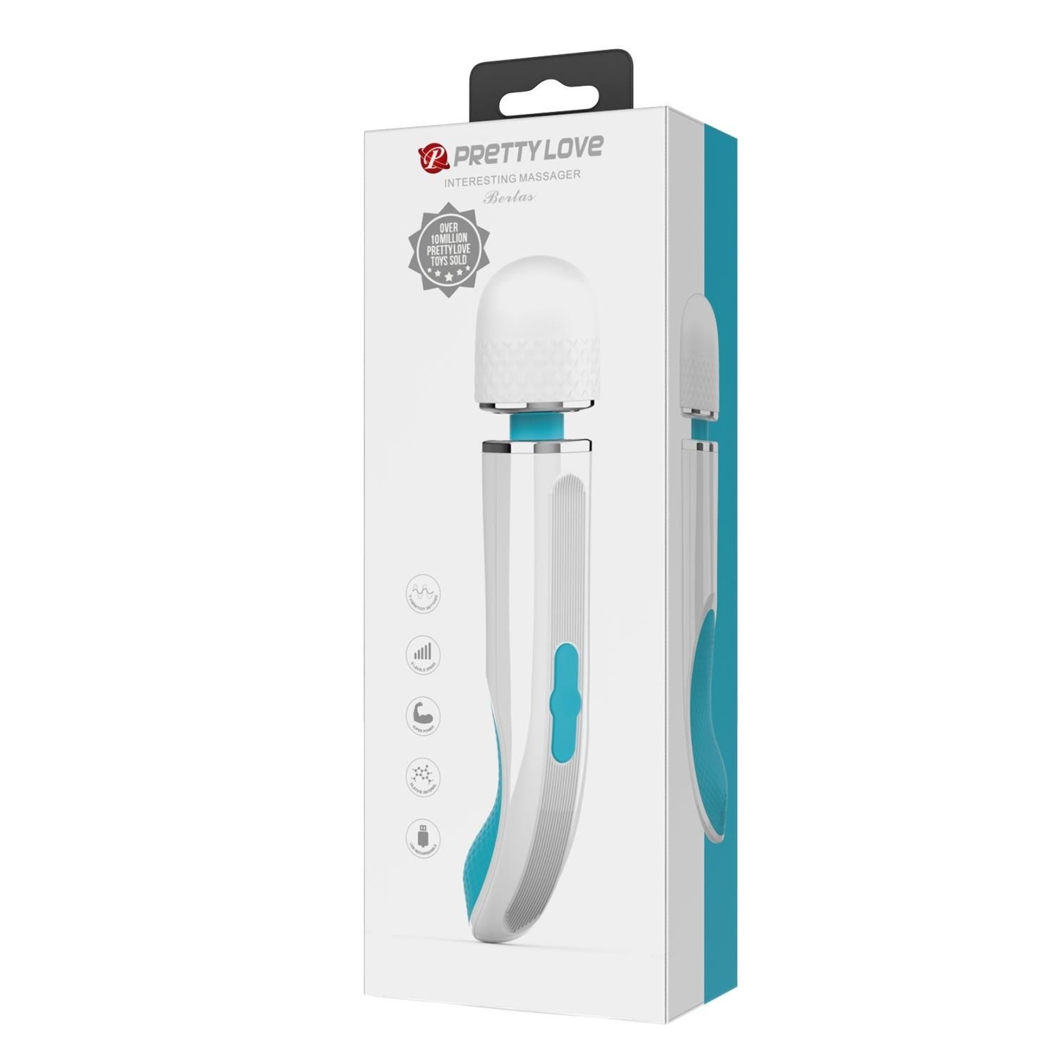 Stymulator Łechtaczki Silikon / ABS Bertas Pretty Love Ładowany USB | 100% ORYGINAŁ