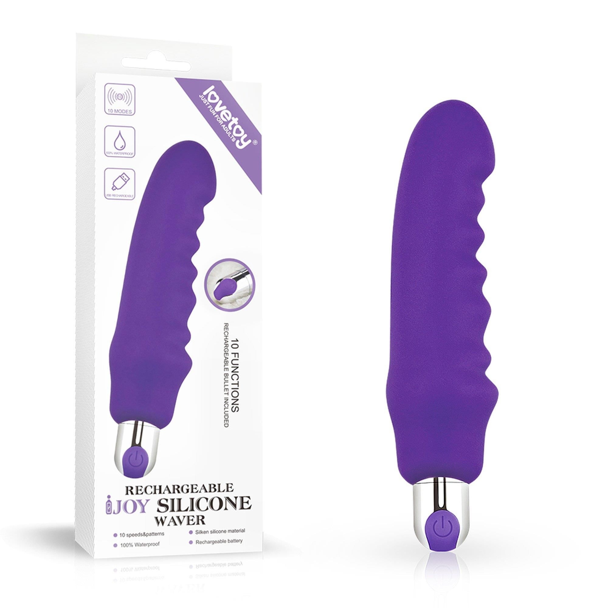 Wibrator Rechargeable Ijoy Silicone Waver Lovetoy