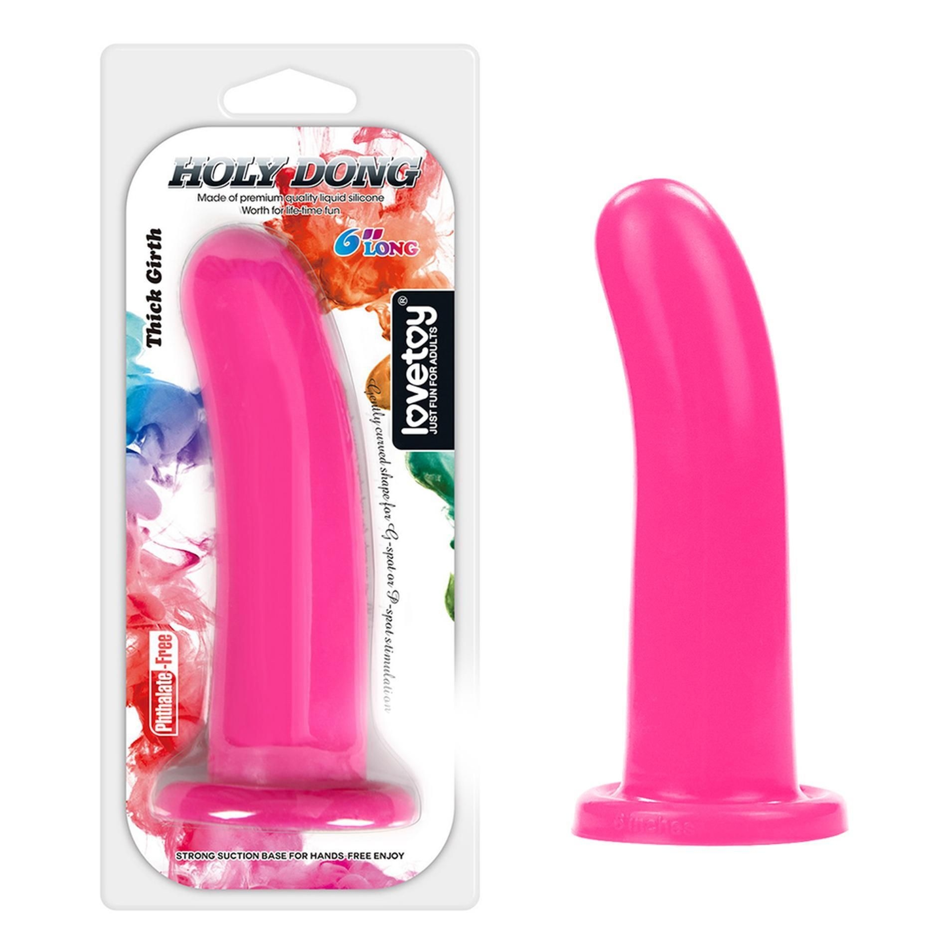 Dildo z Przyssawką Holy Lovetoy 15,2 Cm | 100% ORYGINAŁ