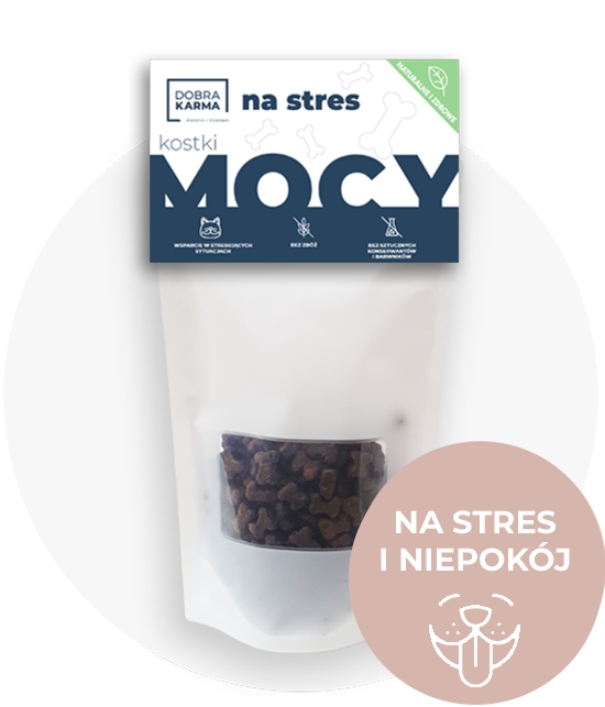 Kostki MOCY na stres - mini smakołyki funkcjonalne 4 x opakowanie 100 g