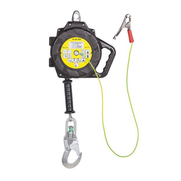 Urządzenie samohamowne CR 250VG do pracy w pionie z zatrzaśnikiem AZ 002ASI