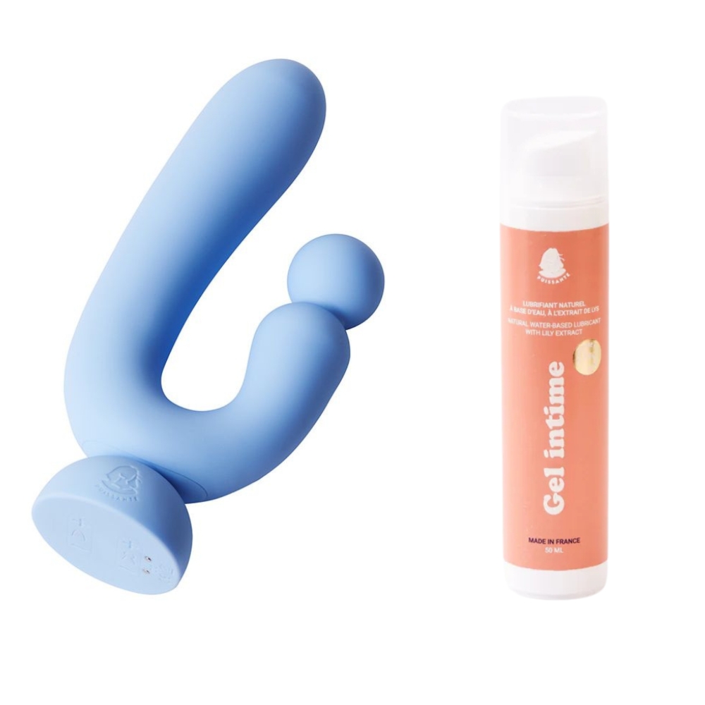 Designerski wibrator króliczek Puissante Chouchou + lubrykujący żel intymny