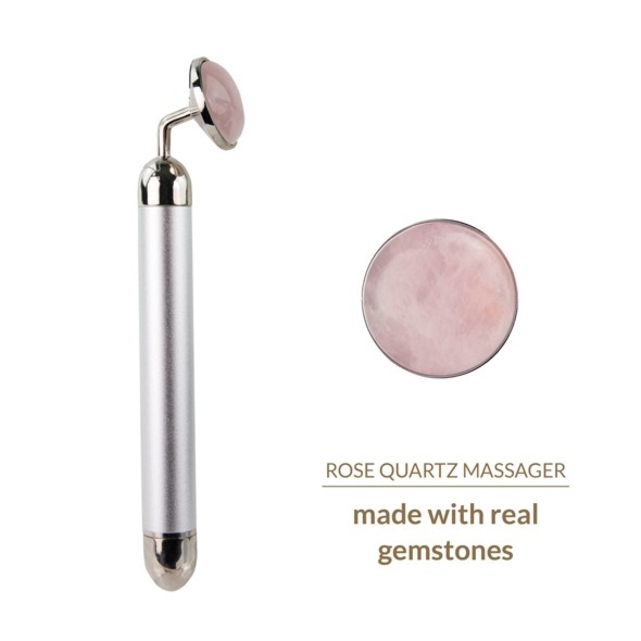 Masażer do twarzy i czego chcesz :) La Gemmes Lay-On Rose Quartz / Jade / Amethyst