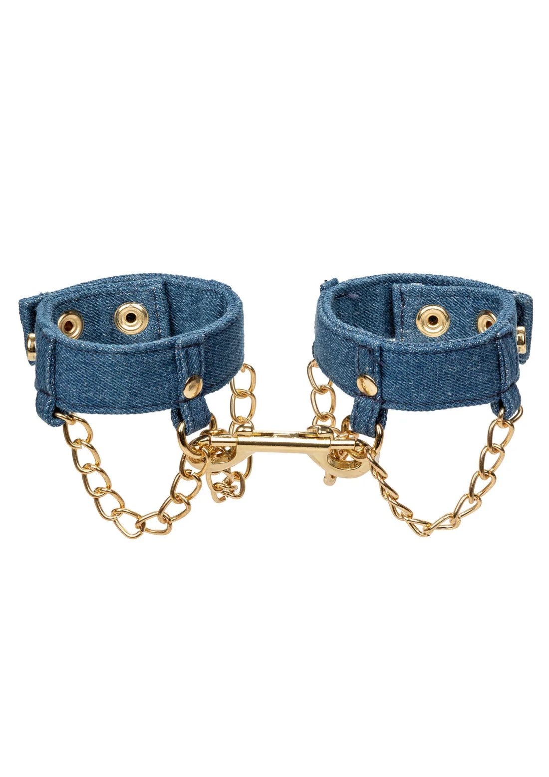 Kajdanki na nadgarstki Calexotics Ride Em Denim Wrist Cuffs