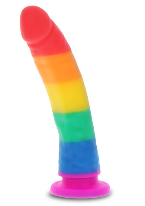 Dong tęczowy z przyssawką Toyjoy Unicorn Dancer Dildo