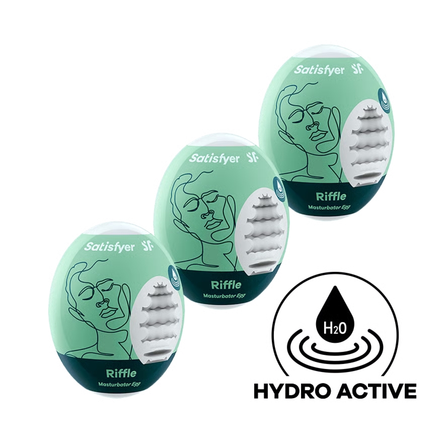 Zestaw masturbatorów Satisfyer Masturbator Egg Riffle 3 szt.