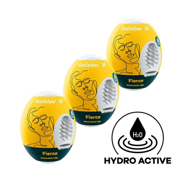 Zestaw masturbatorów Satisfyer Masturbator Egg Fierce 3 szt.