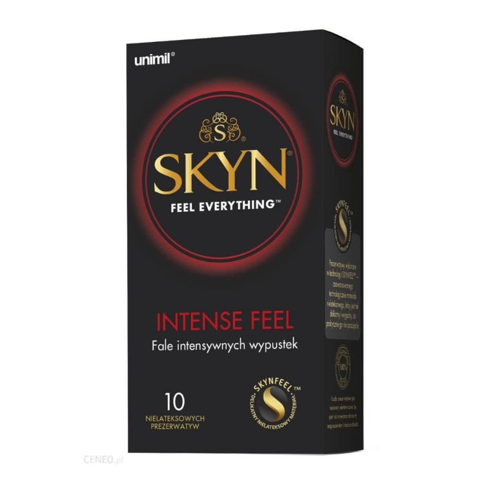 Prezerwatywy nielateksowe z wypustkami SKYN Intense Feel 10 szt.