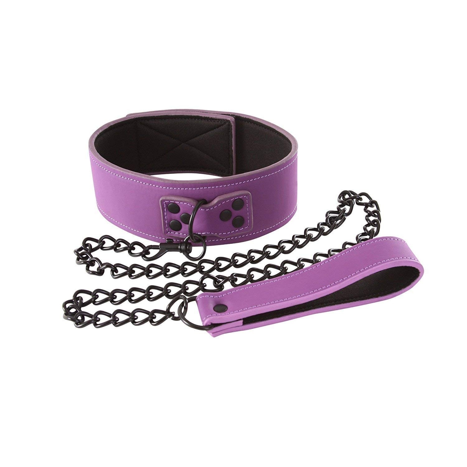Obroża ze smyczą Ns Novelties Lust Bondage Collar