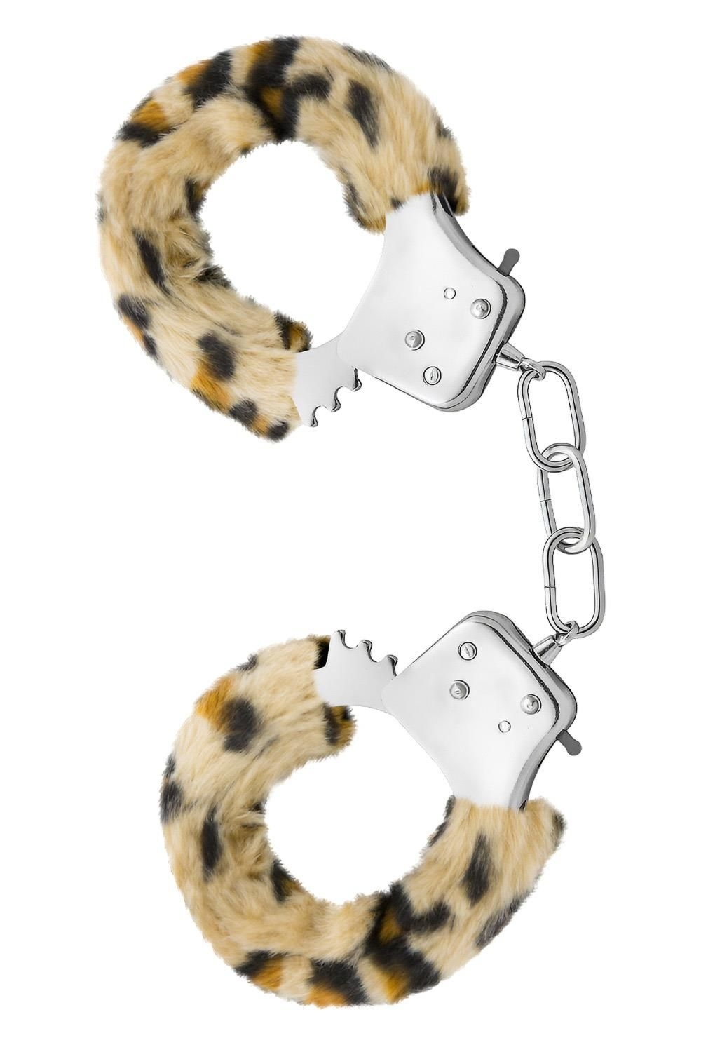 Kajdanki z futerkiem Blush Temptasia Beginner Cuffs Leopard