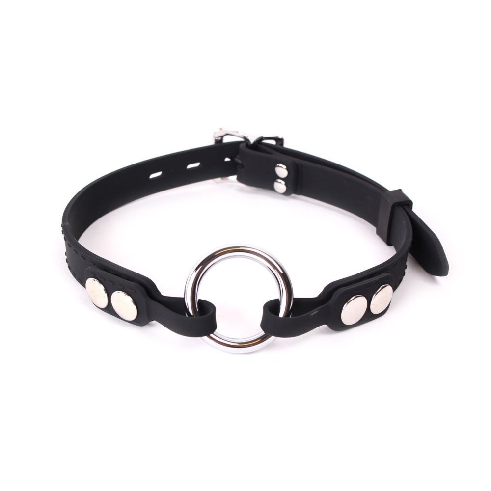 Knebel z metalowym pierścieniem Kiotos Metal O-Ring Gag